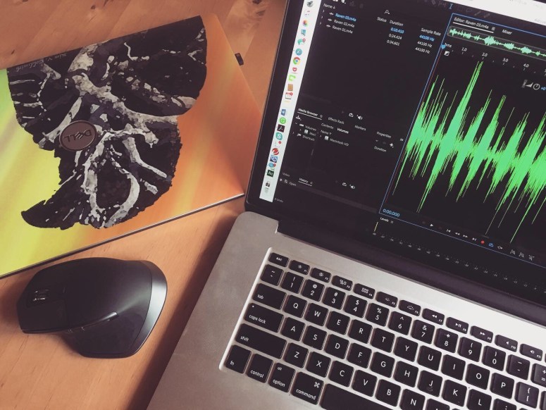 Audition sound editing Eye of the Corvus